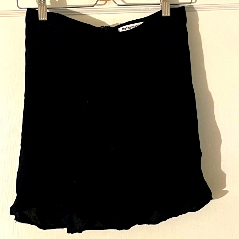 Reformation mini skirt